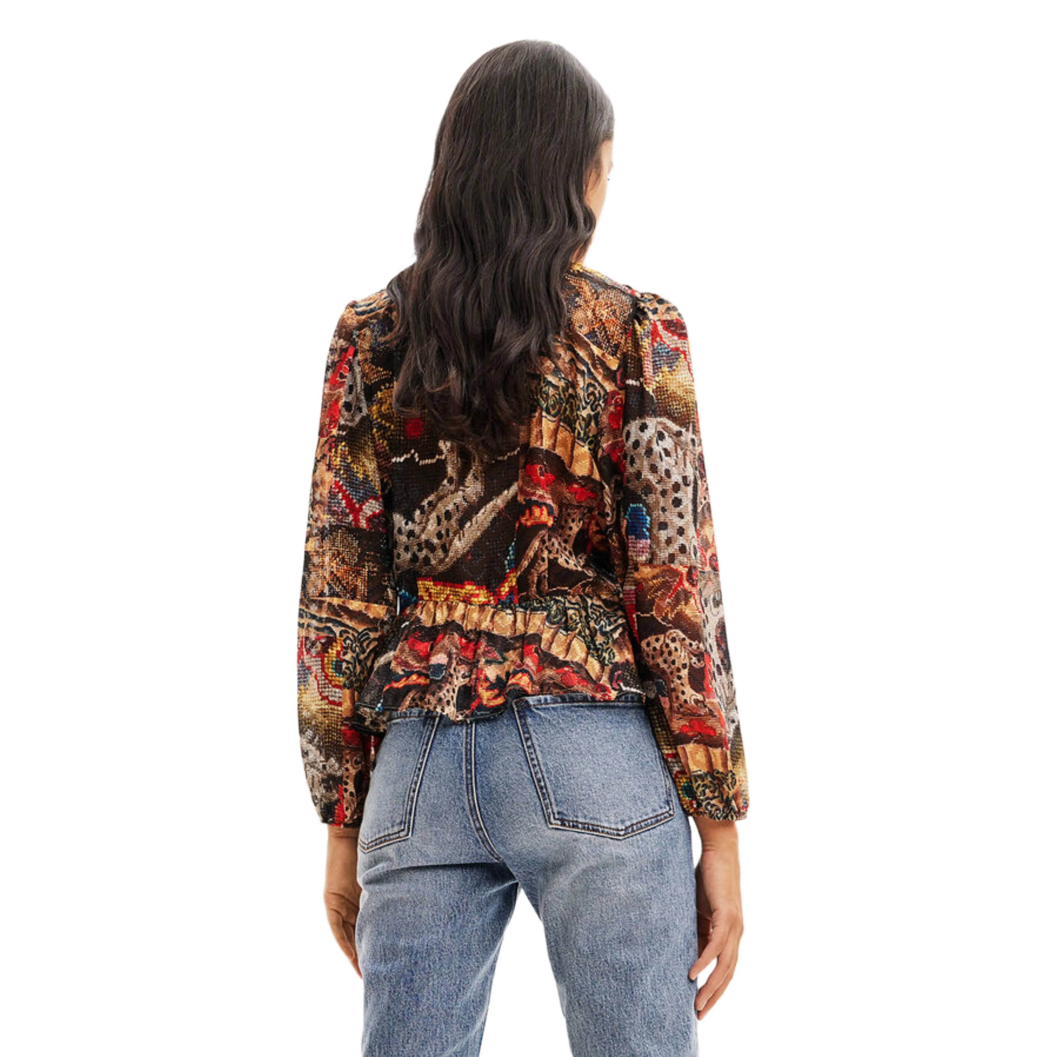 DESIGUAL TAPESTRY BLOUSE