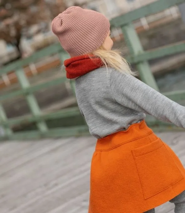 Disana Organic Knitted Merino Wool Long Beanie (Kids)