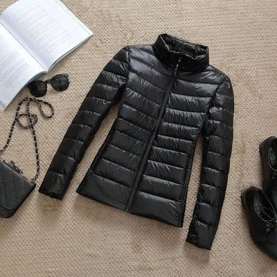 Down Jacket Slim Hooded Outerwear