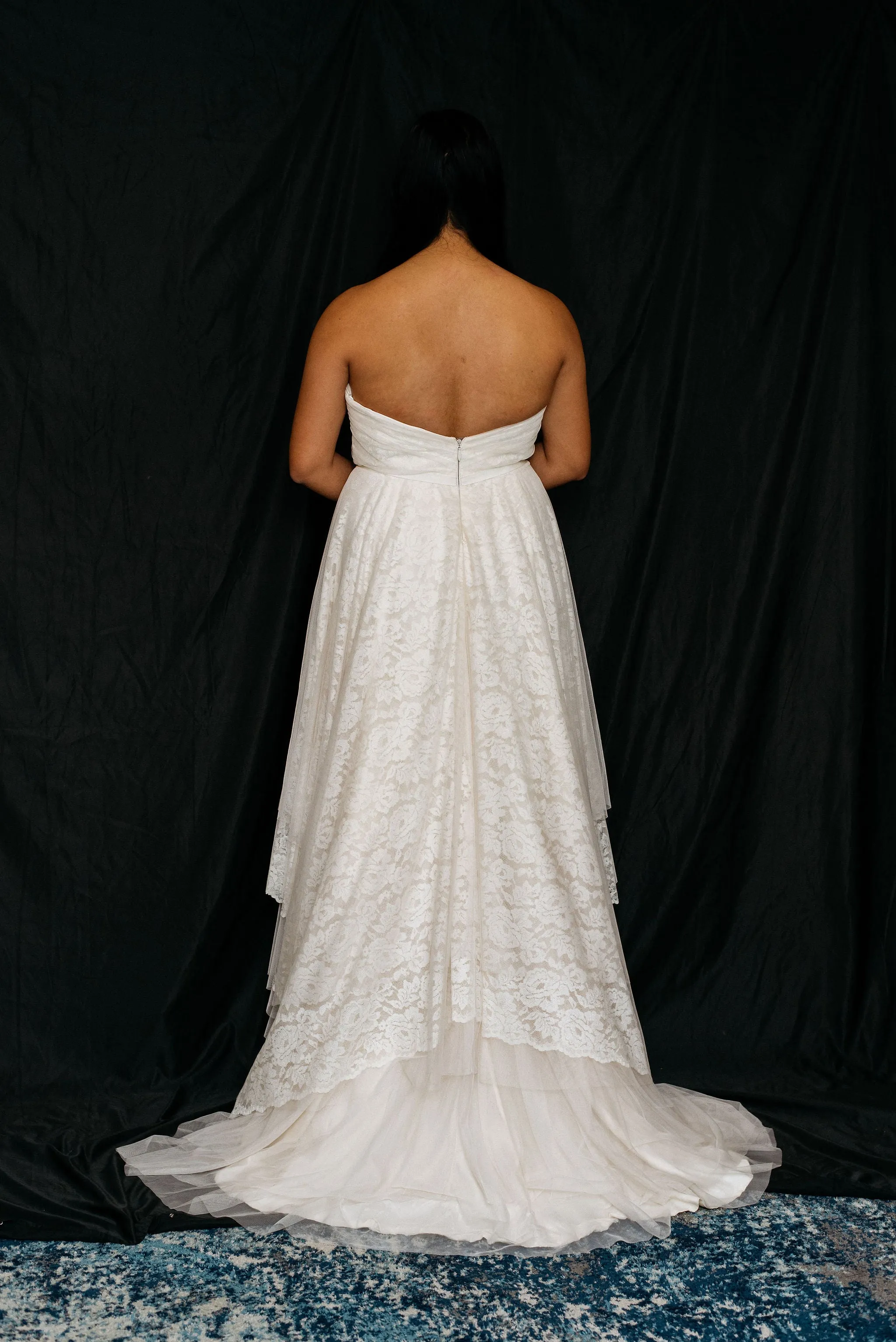 Dress 671: Hayley Paige "1350" waist 34