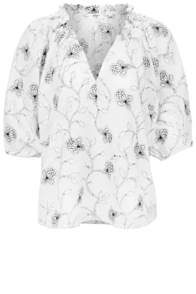 Dylan Floral Lace Top