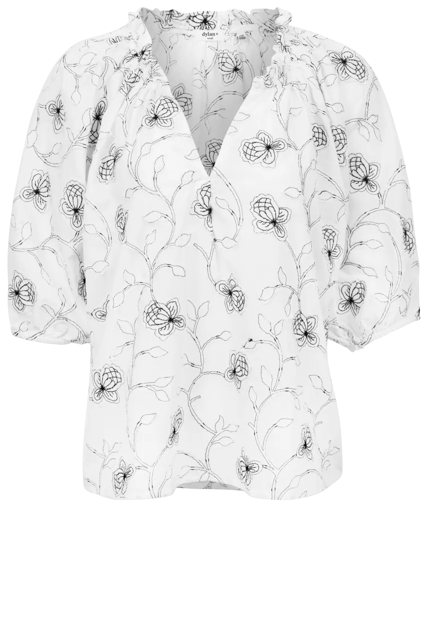 Dylan Floral Lace Top