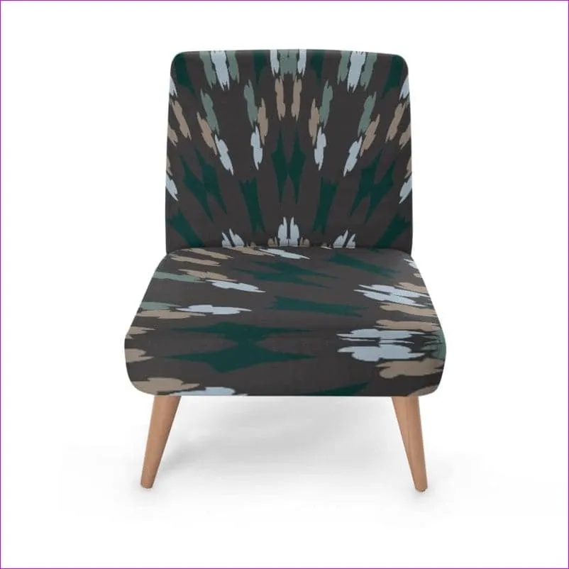 Earth Tone Burst Bespoke Occasional Chair
