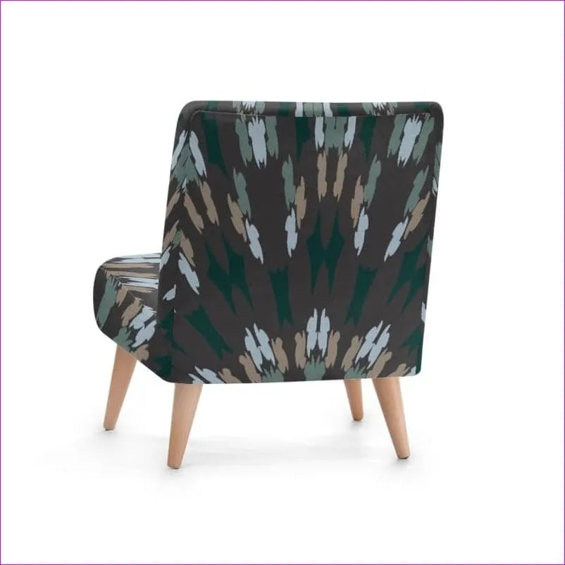 Earth Tone Burst Bespoke Occasional Chair