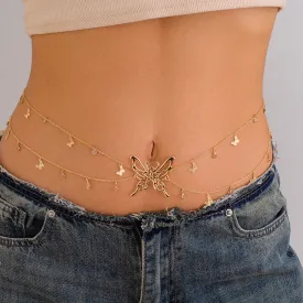 Elegant Double Layer Waist Chain