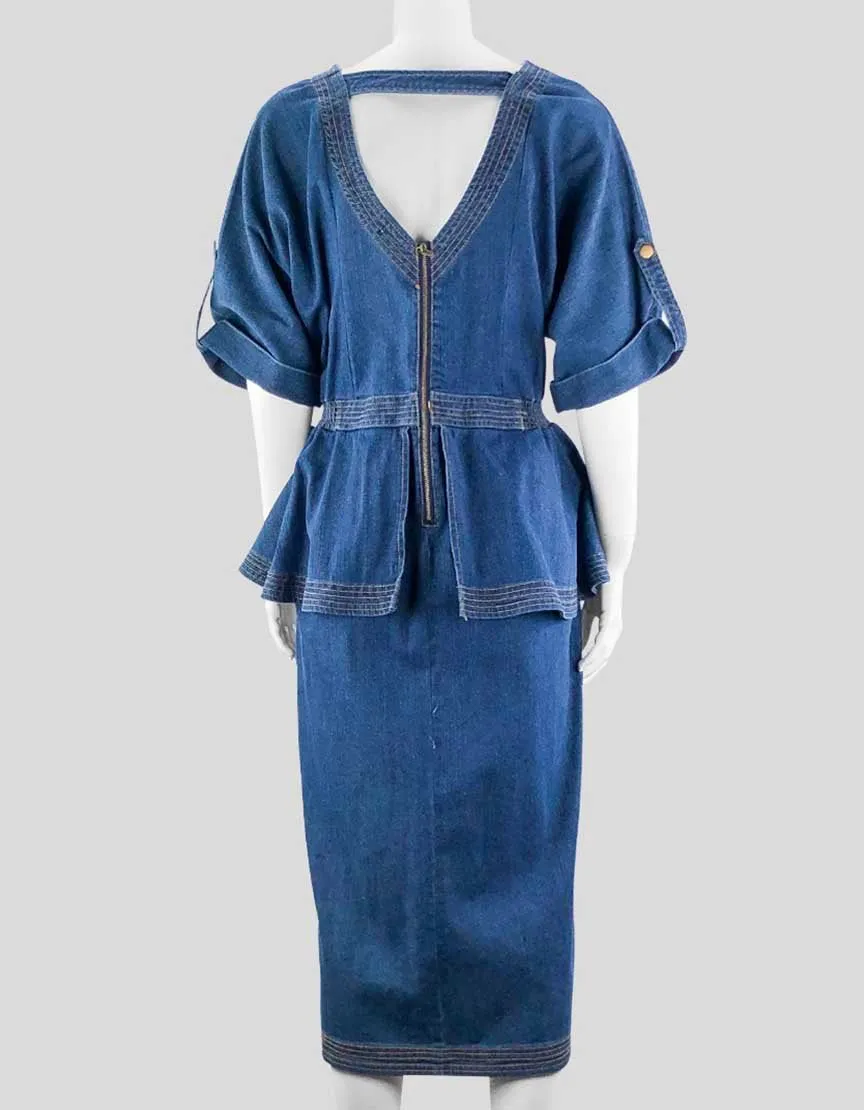 Eloquii Denim Dress Knee Length Women 16 US