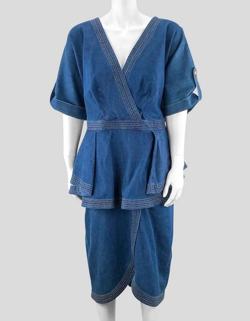 Eloquii Denim Dress Knee Length Women 16 US
