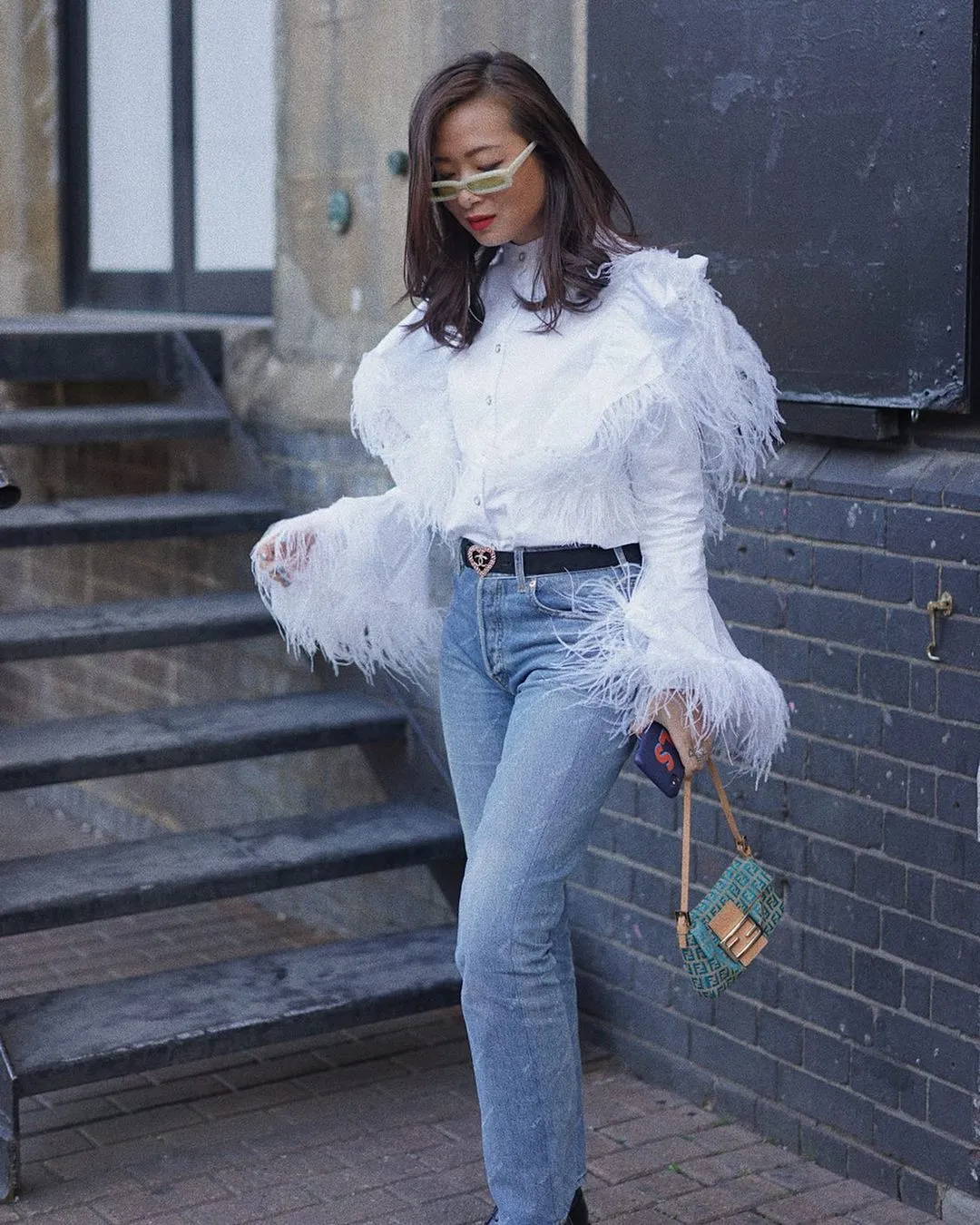 Emi Feathers Shirt