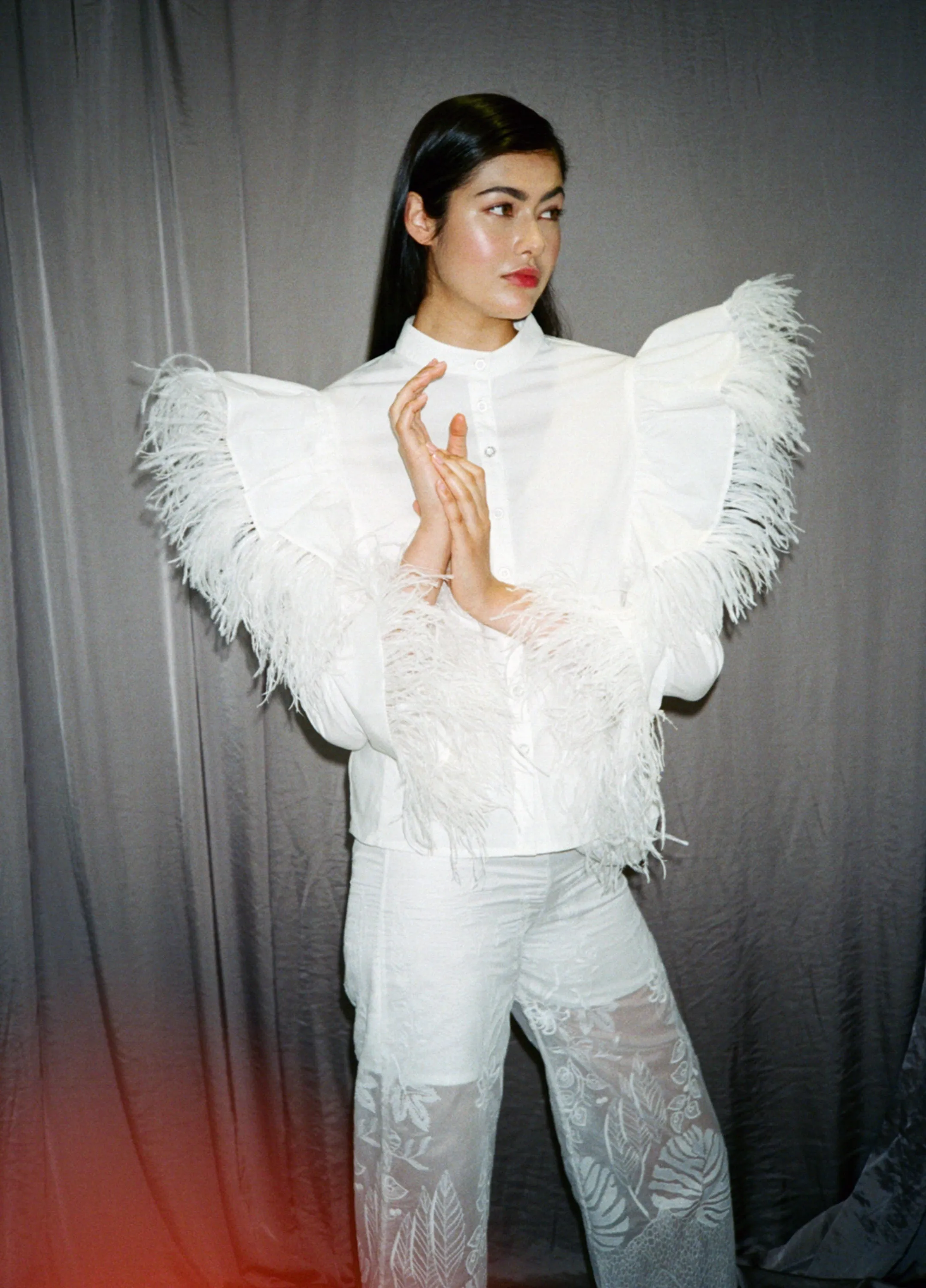 Emi Feathers Shirt