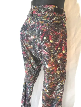 ETOILE ISABEL MARANT Marblelized Corduroy SKINNY Jean Pant 2 Trouser