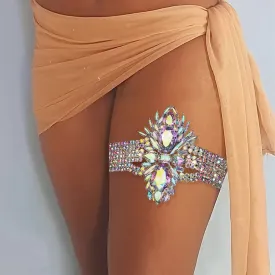 Exaggerated Dance Fashion Geometric Thigh Leg Chain
