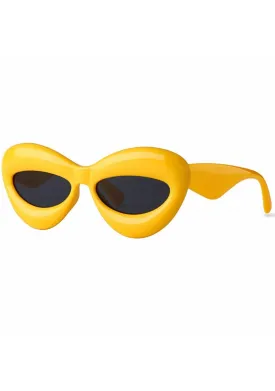 Fancy Puffy Lips Thick Frame Party Sunglasses