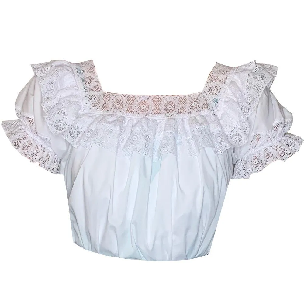 Fiesta Laced Square Neck Blouse