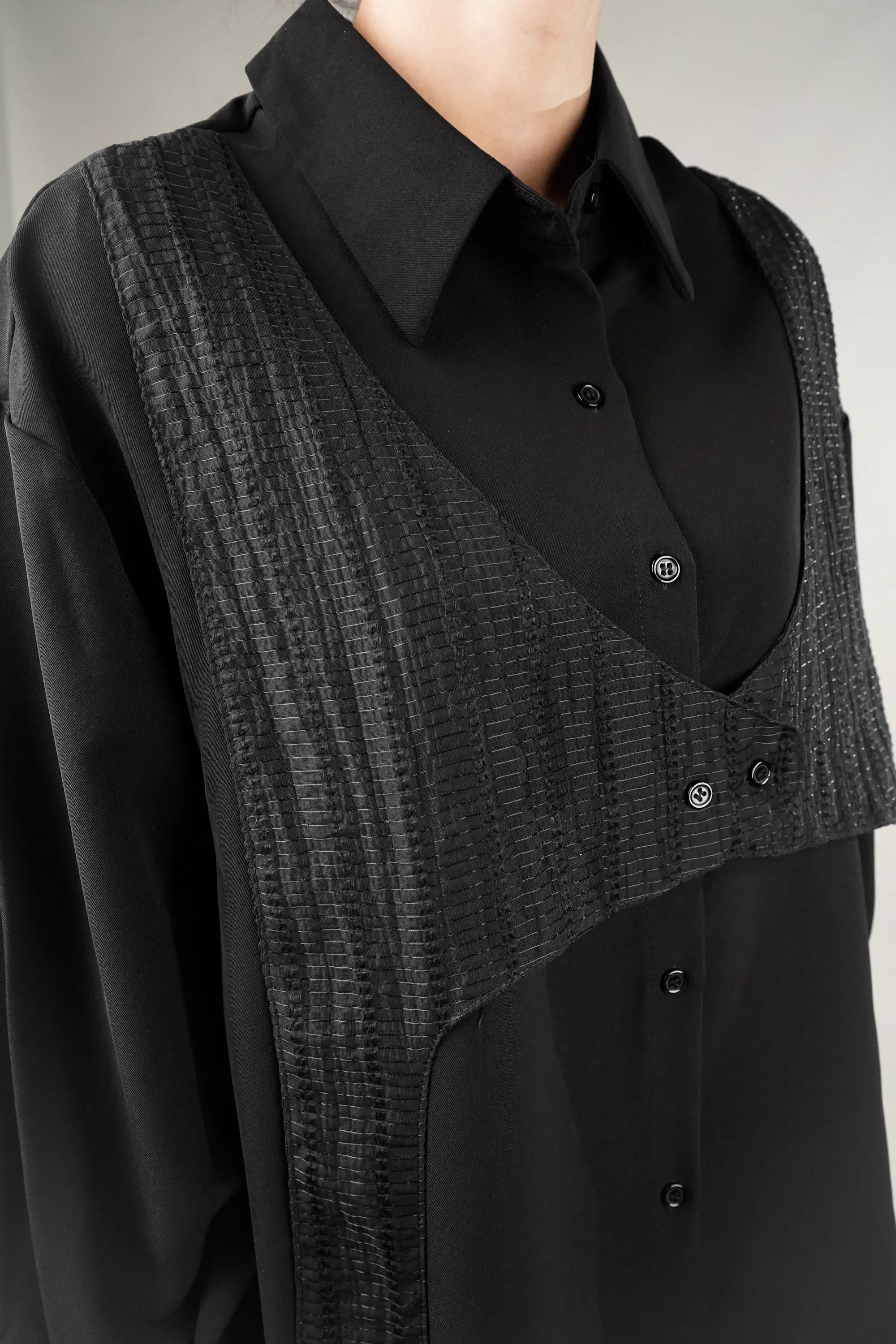 Flex Flare Black Culottes and Shirt Set