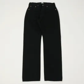 Freewheelers 601RB Black One Wash Regular Straight Jeans - The Vanishing West Collection