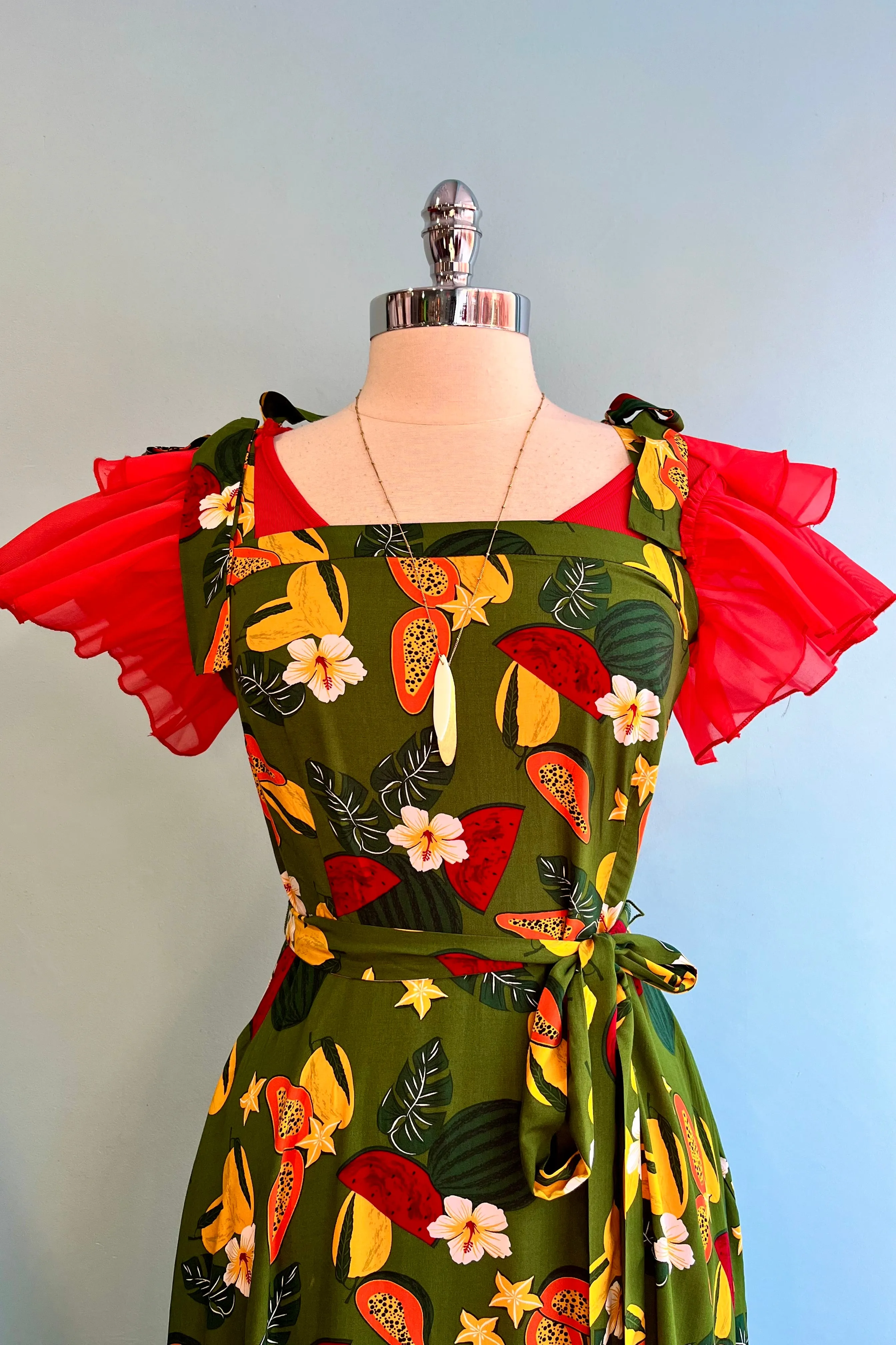Fruit Jungle Katrina Midi Dress by Collectif