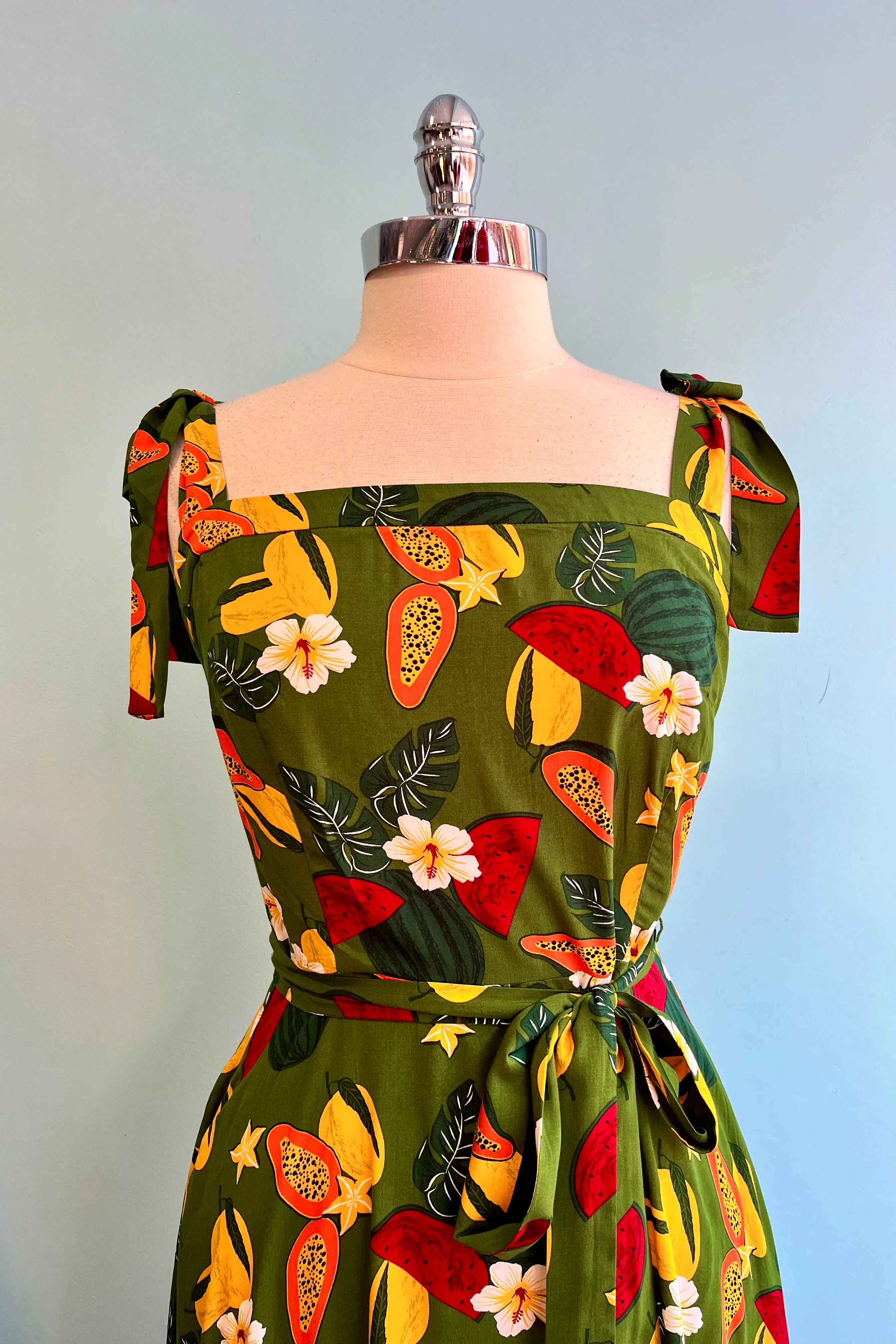 Fruit Jungle Katrina Midi Dress by Collectif
