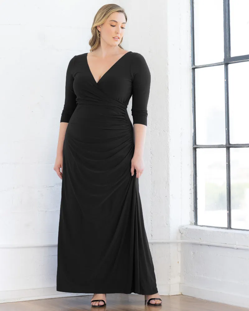 Gala Glam Evening Gown with Sleeves - Sale!