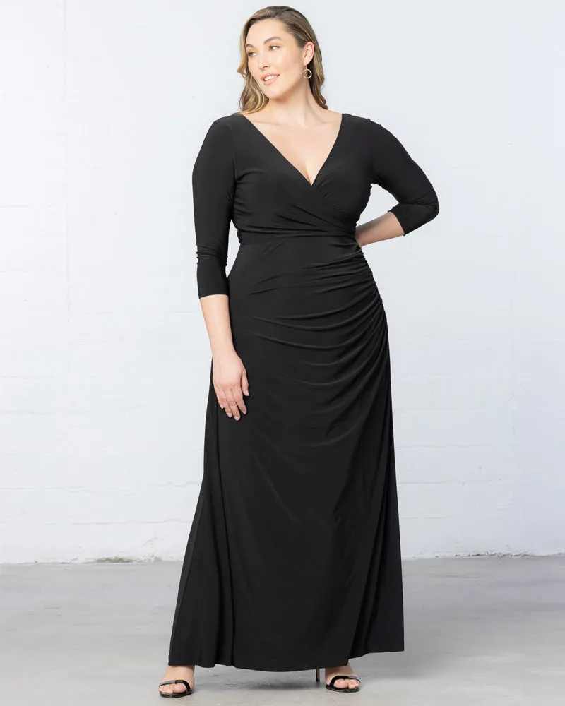 Gala Glam Evening Gown with Sleeves - Sale!