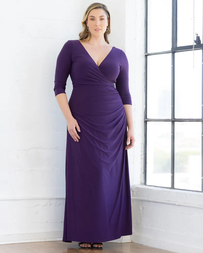 Gala Glam Evening Gown with Sleeves - Sale!