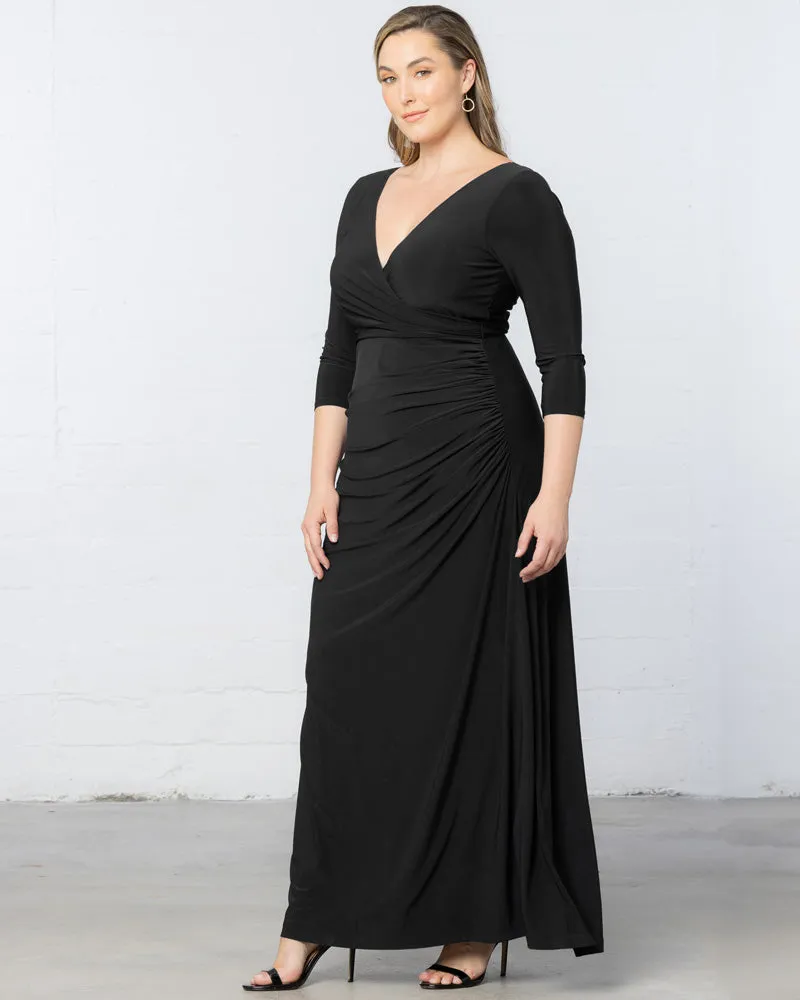 Gala Glam Evening Gown with Sleeves - Sale!
