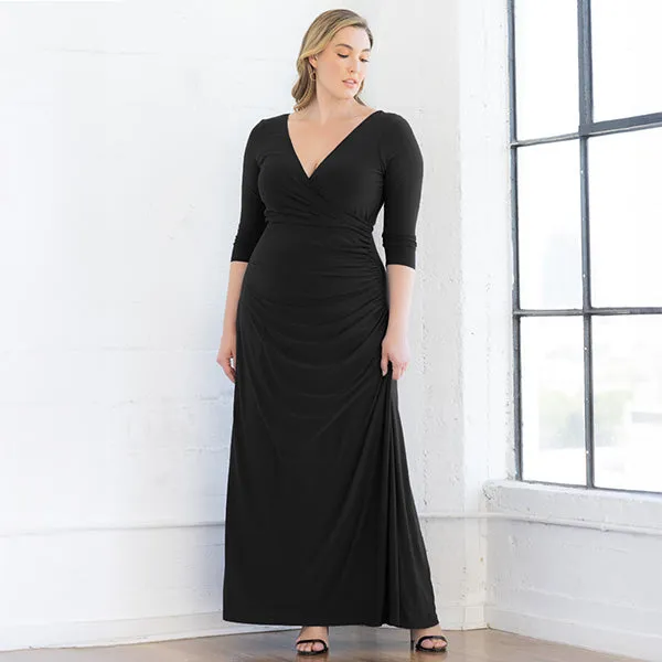 Gala Glam Evening Gown with Sleeves - Sale!