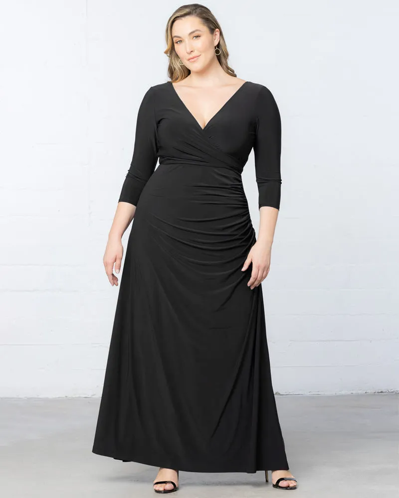 Gala Glam Evening Gown with Sleeves - Sale!