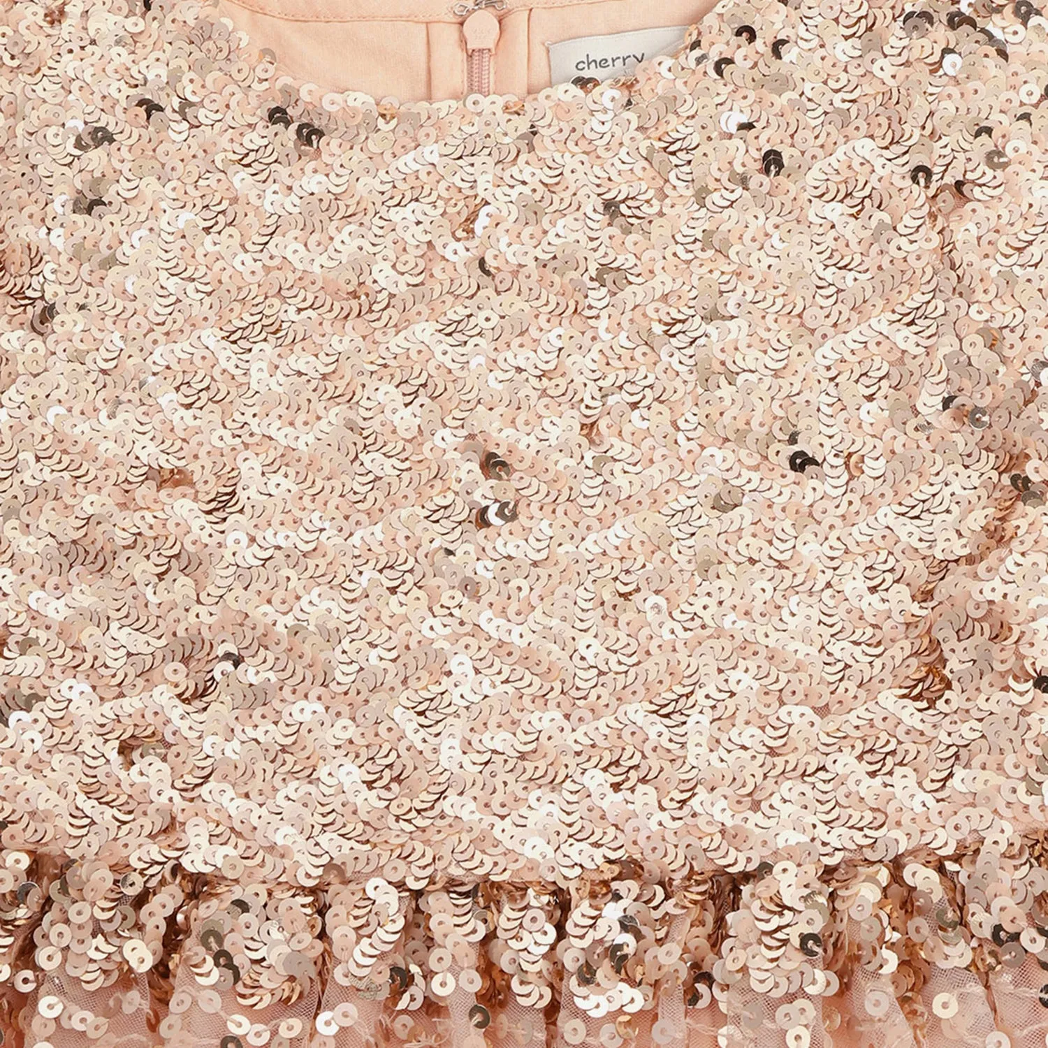 Glitter Party Dress With Clips