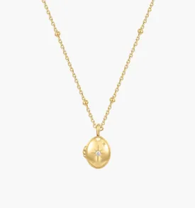 Gold Locket Necklace