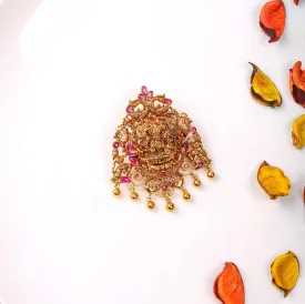 Gold Polish antique lakshmi Pendant