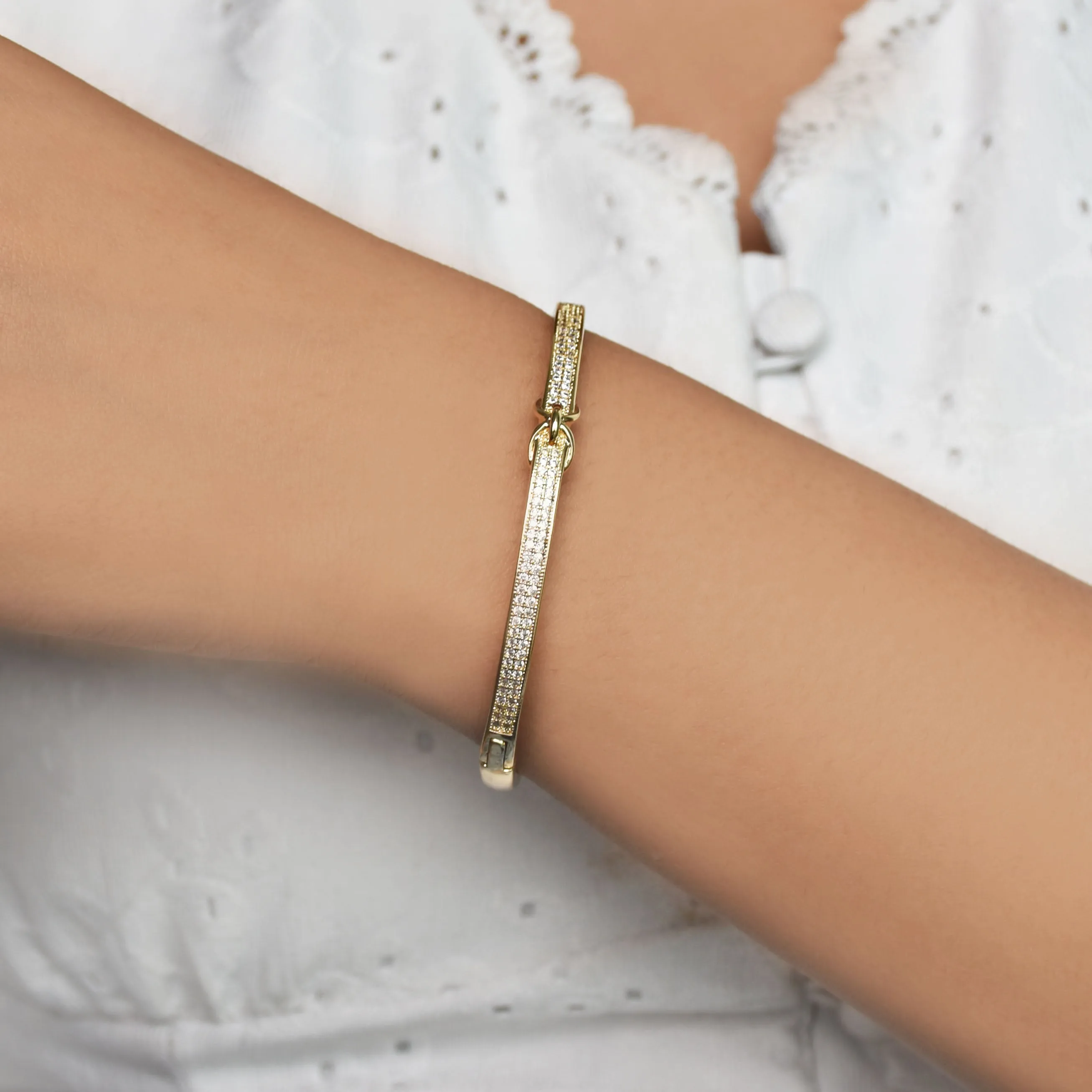 Golden Blaze Cuff Bangle