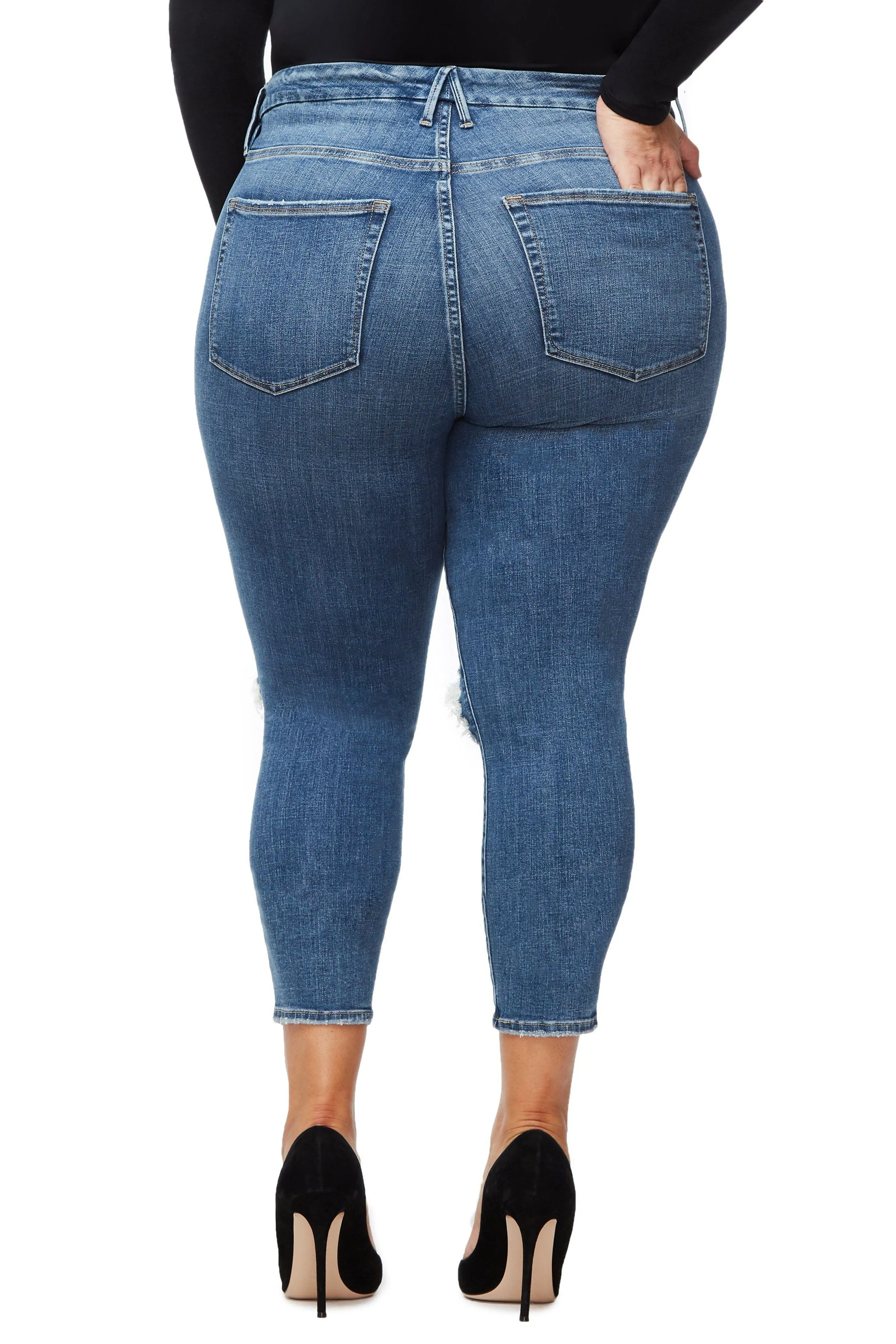 GOOD LEGS CROP | BLUE261