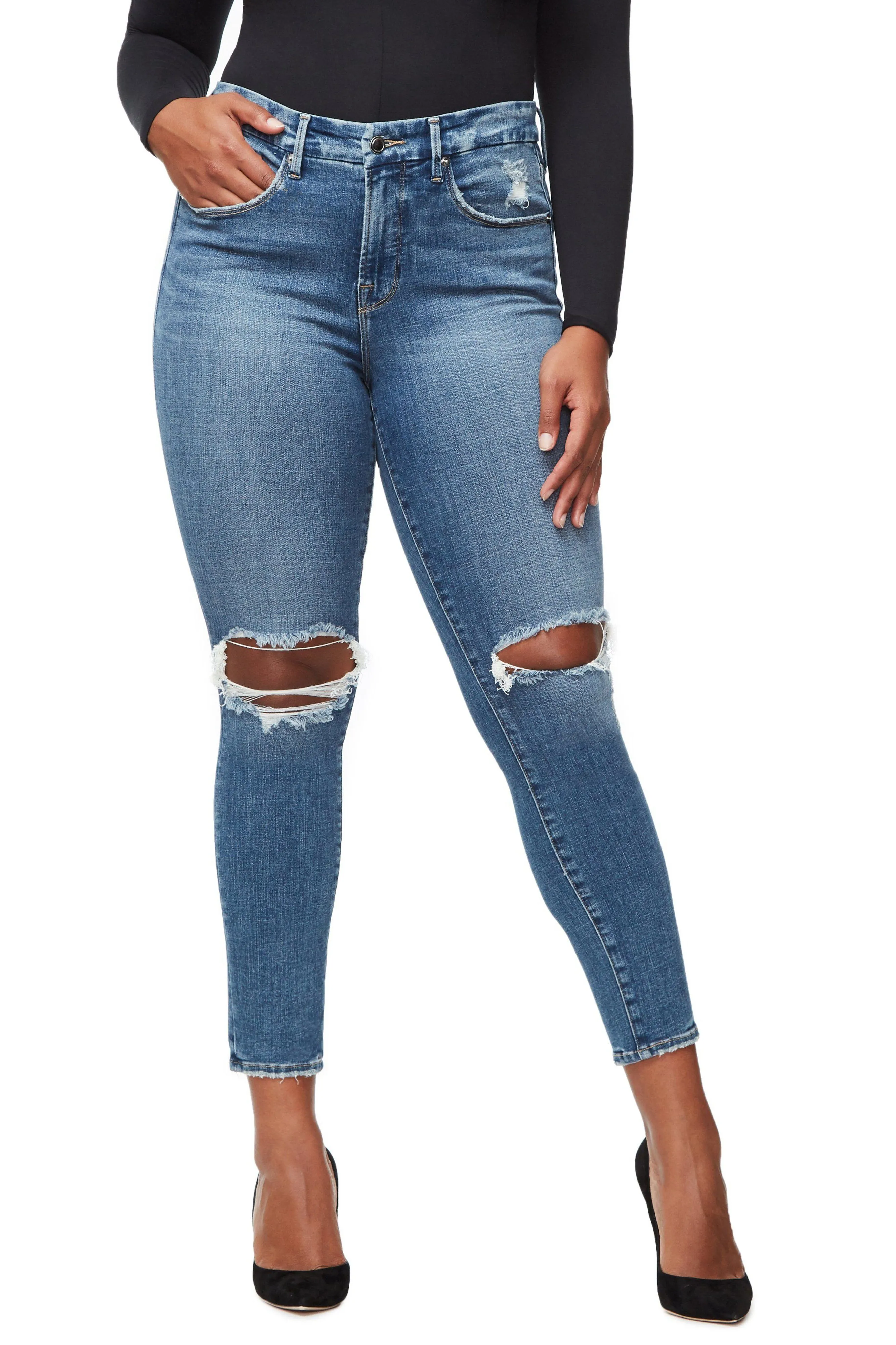 GOOD LEGS CROP | BLUE261