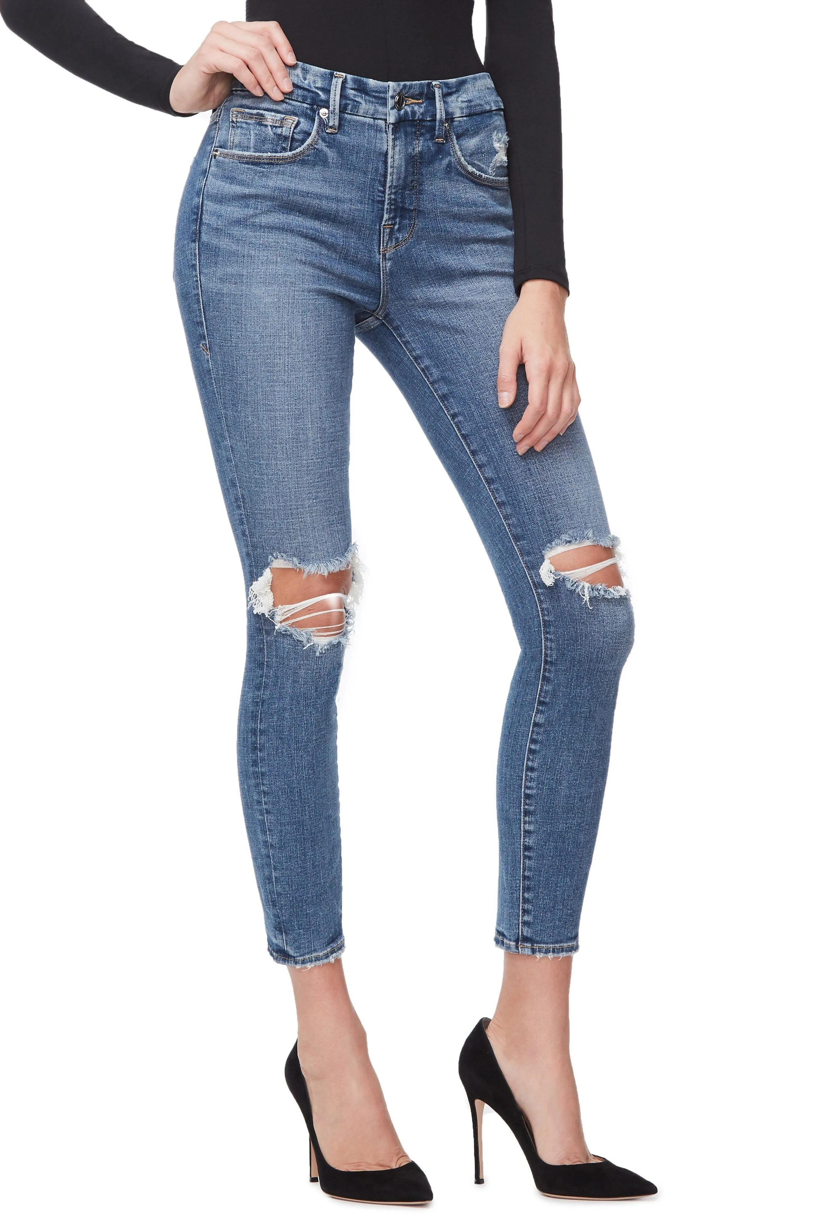GOOD LEGS CROP | BLUE261