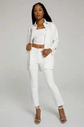 GOOD STRAIGHT WHITE CROC | WHITE001