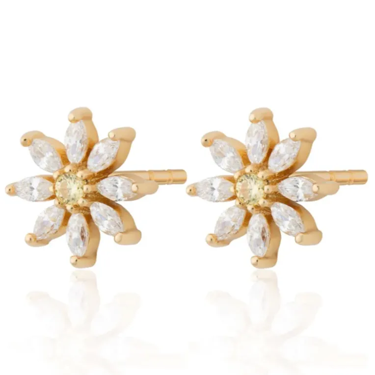 Hannah Flower Studs