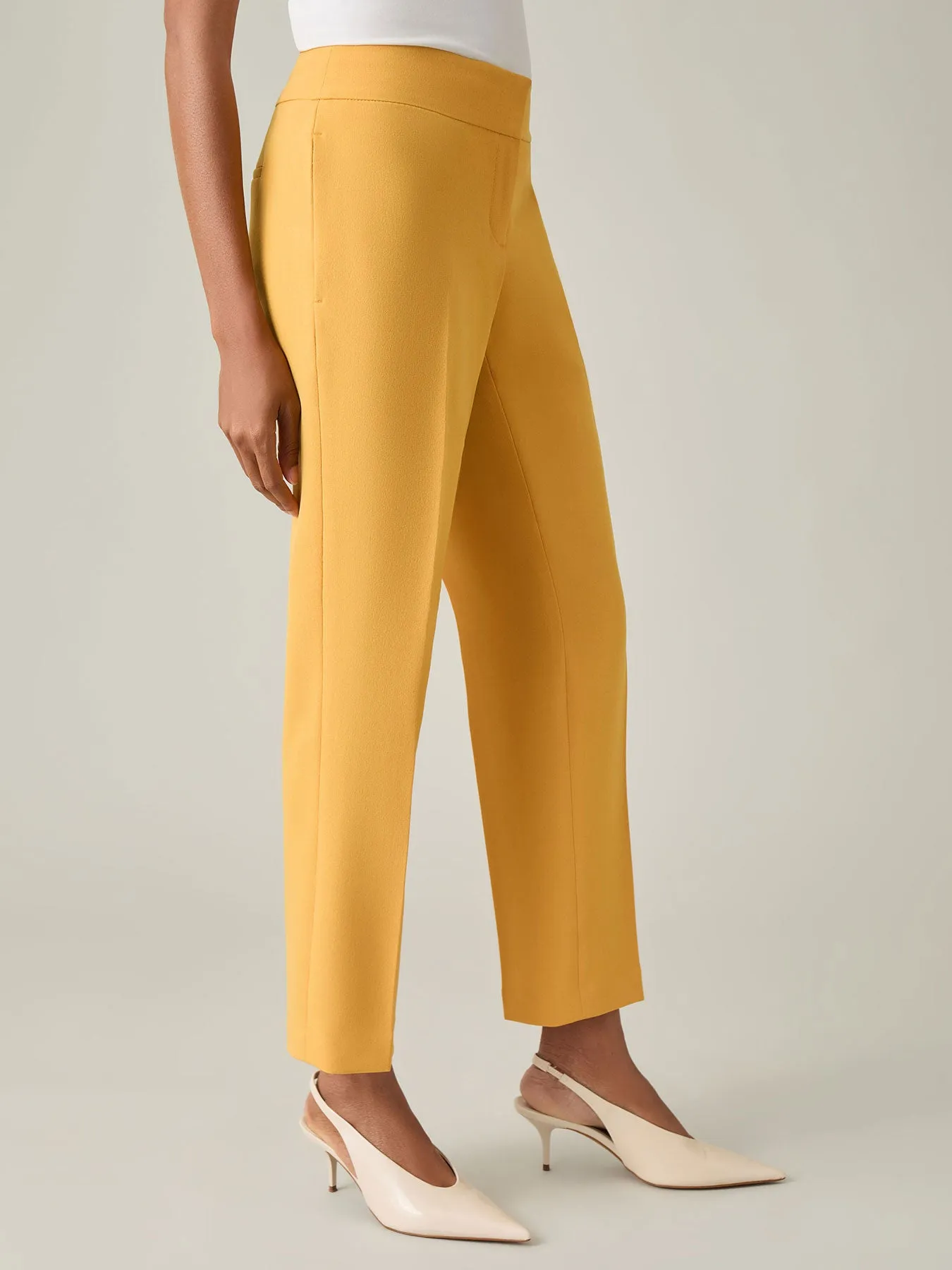 Harlow Pant, Iconic Stretch Crepe