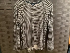 HATLEY CHANTEL PULLOVER HOUNDSTOOTH