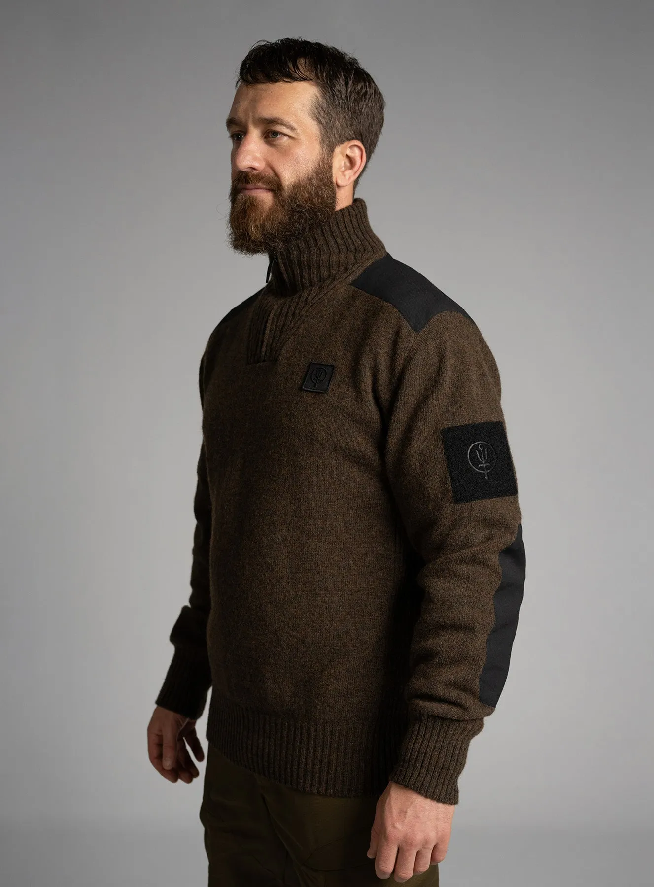 HERITECH FUNNEL NECK JUMPER