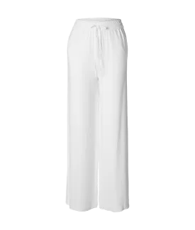High-waisted Trousers - White
