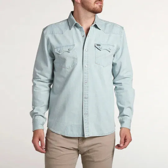 Howler Brothers Dust Up Denim Snapshirt 2024