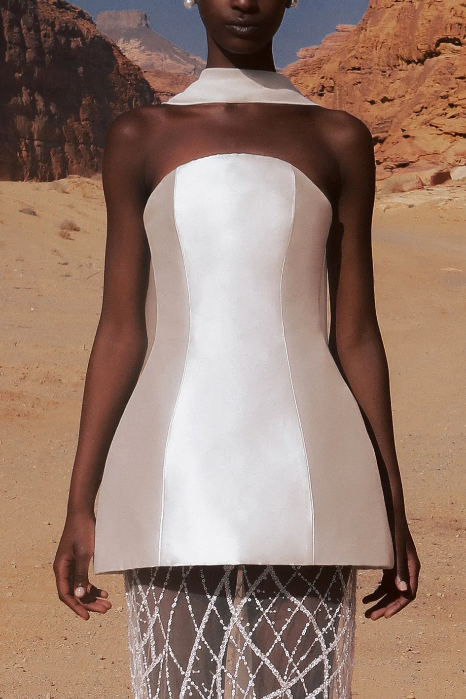 Isobel Dress - White