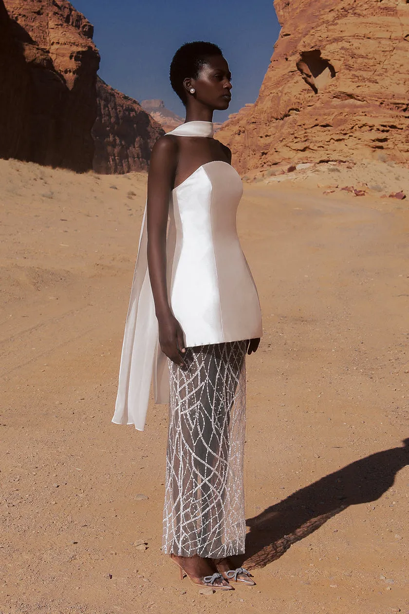 Isobel Dress - White