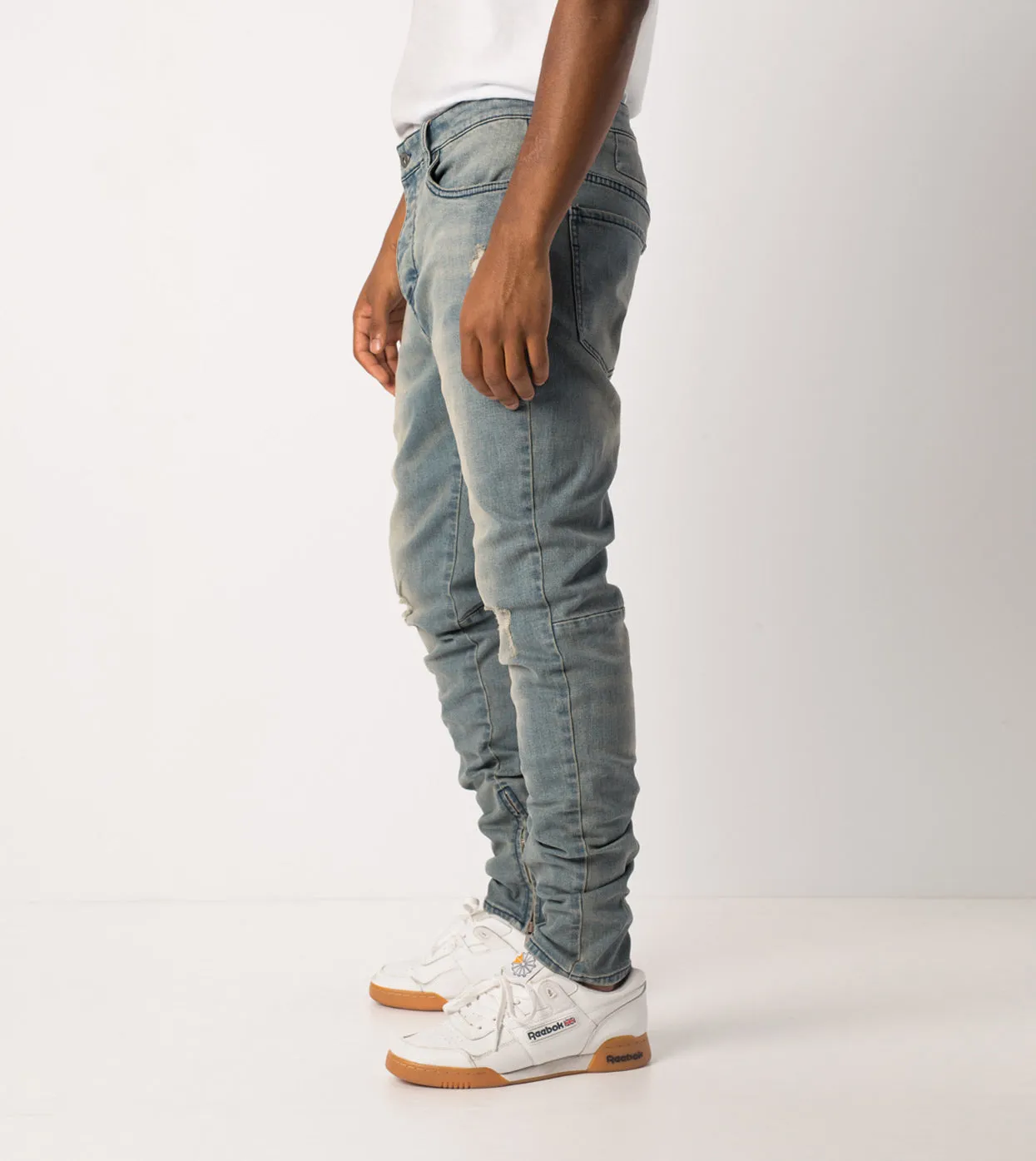 Joe Blow Zip Denim Abandoned Blue