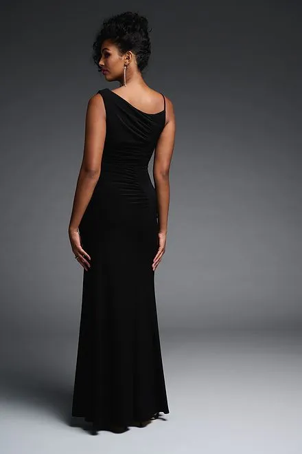 Joseph Ribkoff Ruched Gown Style Dress