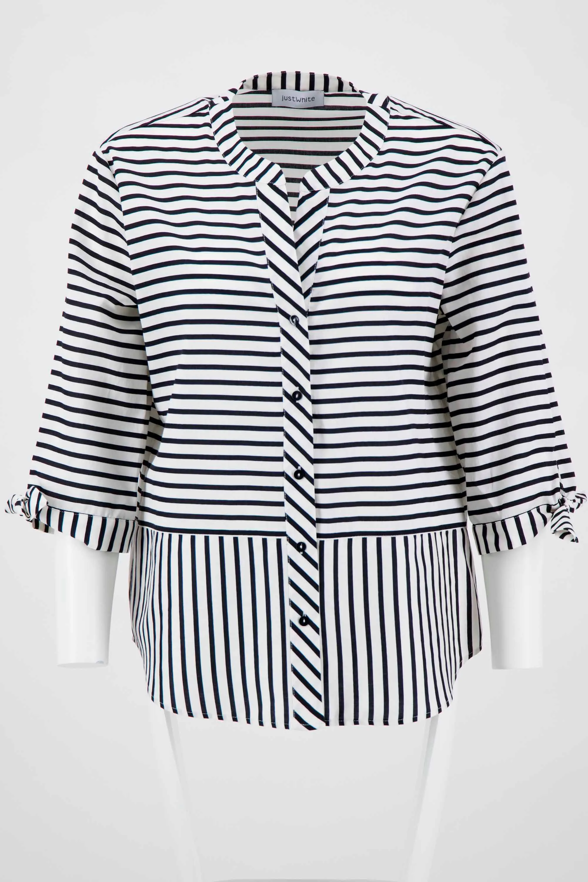 Just White Blouse Style J2972-801