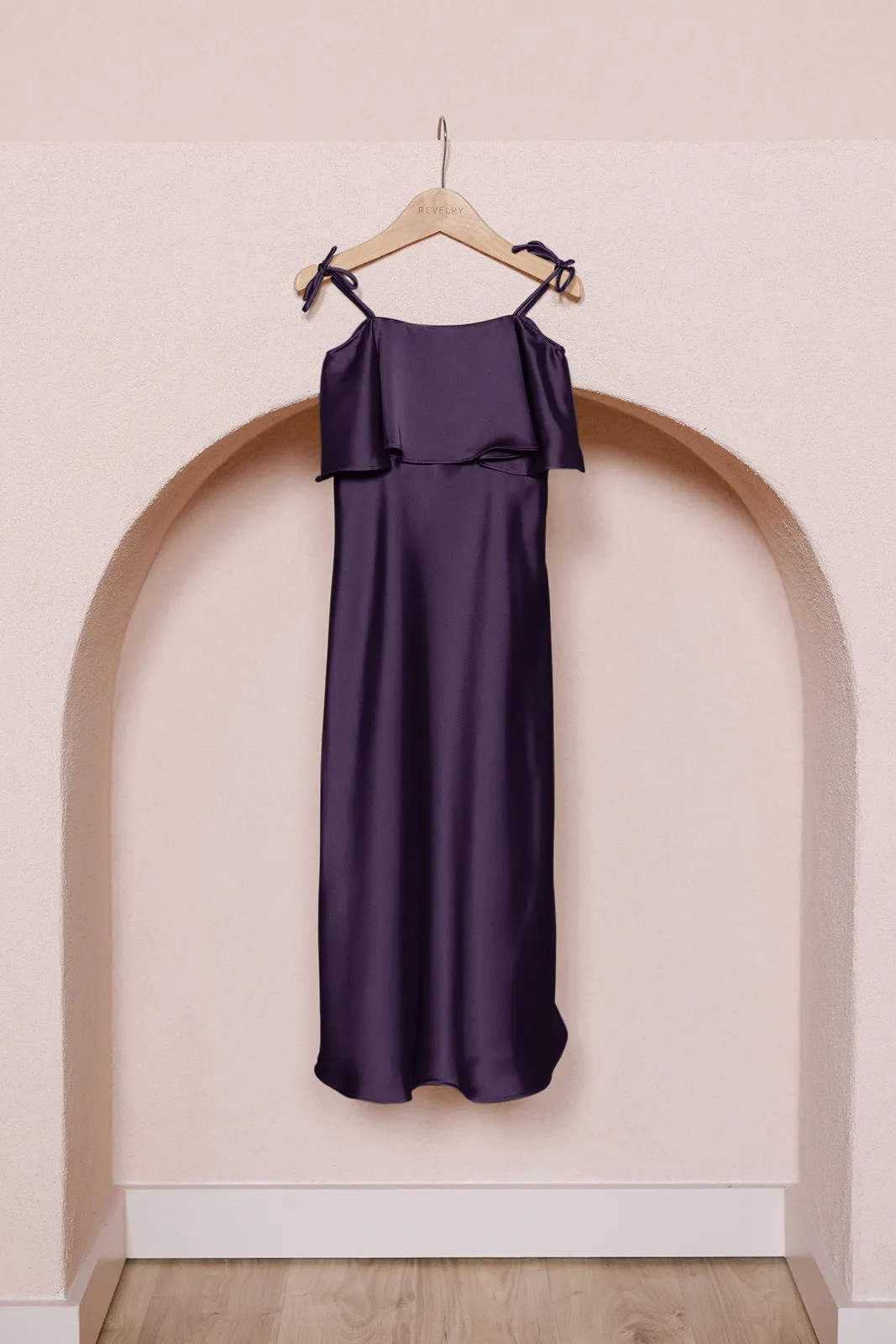 Kids Riley Convertible Satin Dress | Made To Order