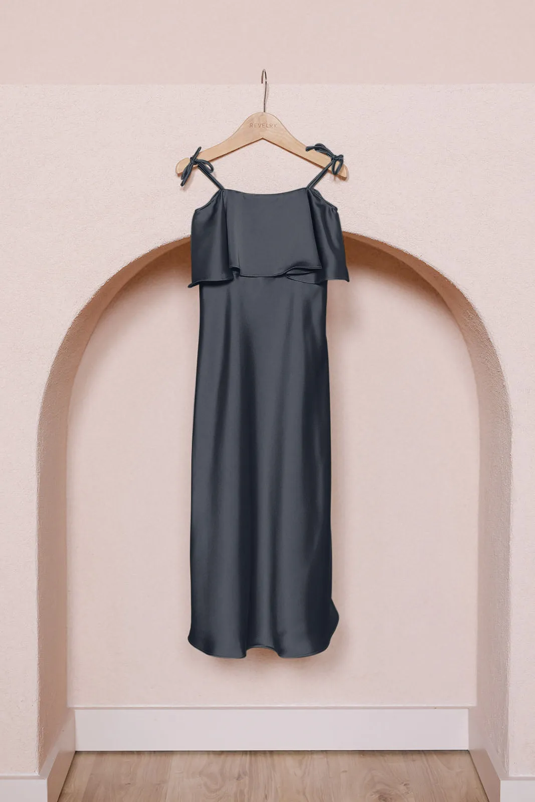 Kids Riley Convertible Satin Dress | Made To Order