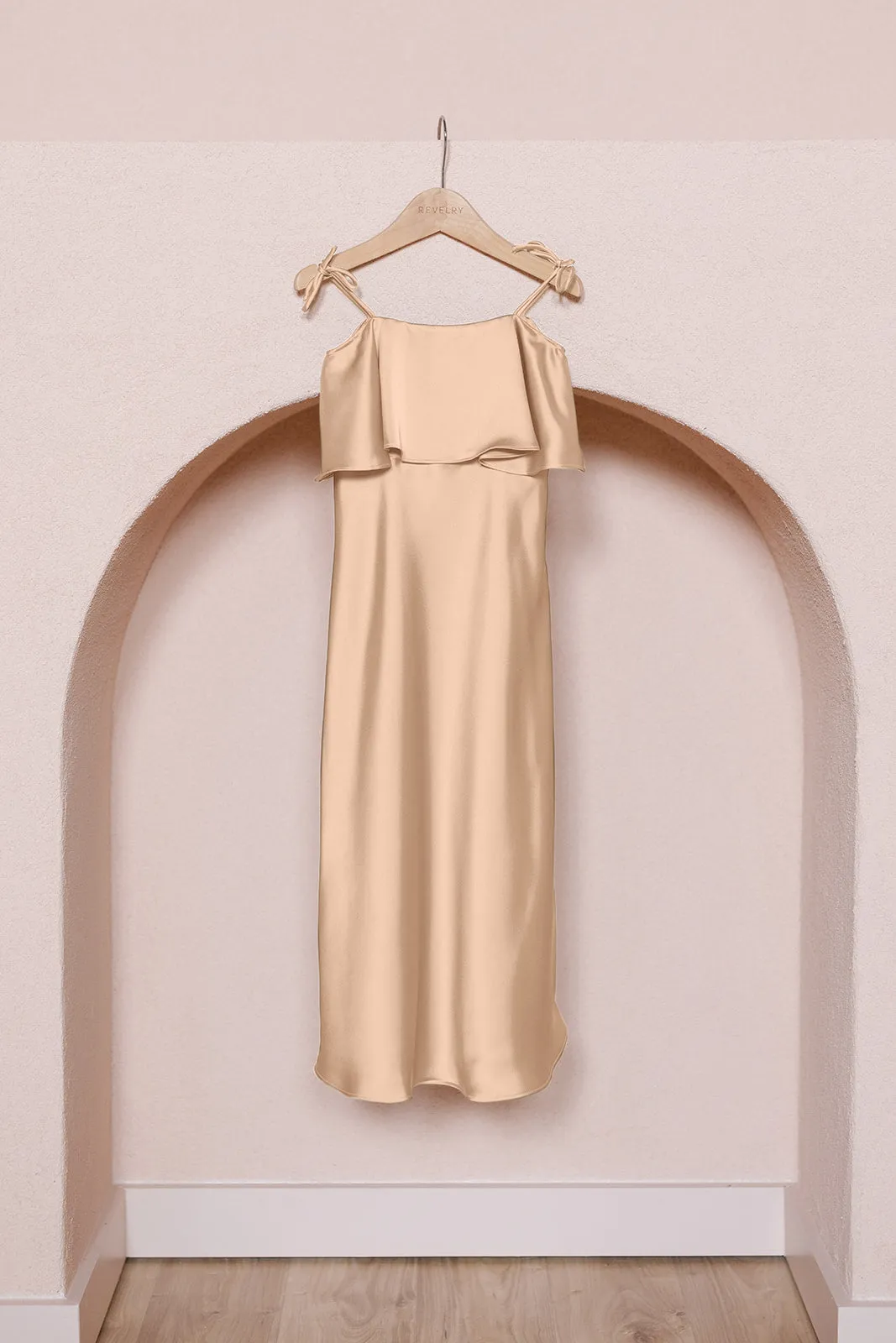 Kids Riley Convertible Satin Dress | Made To Order