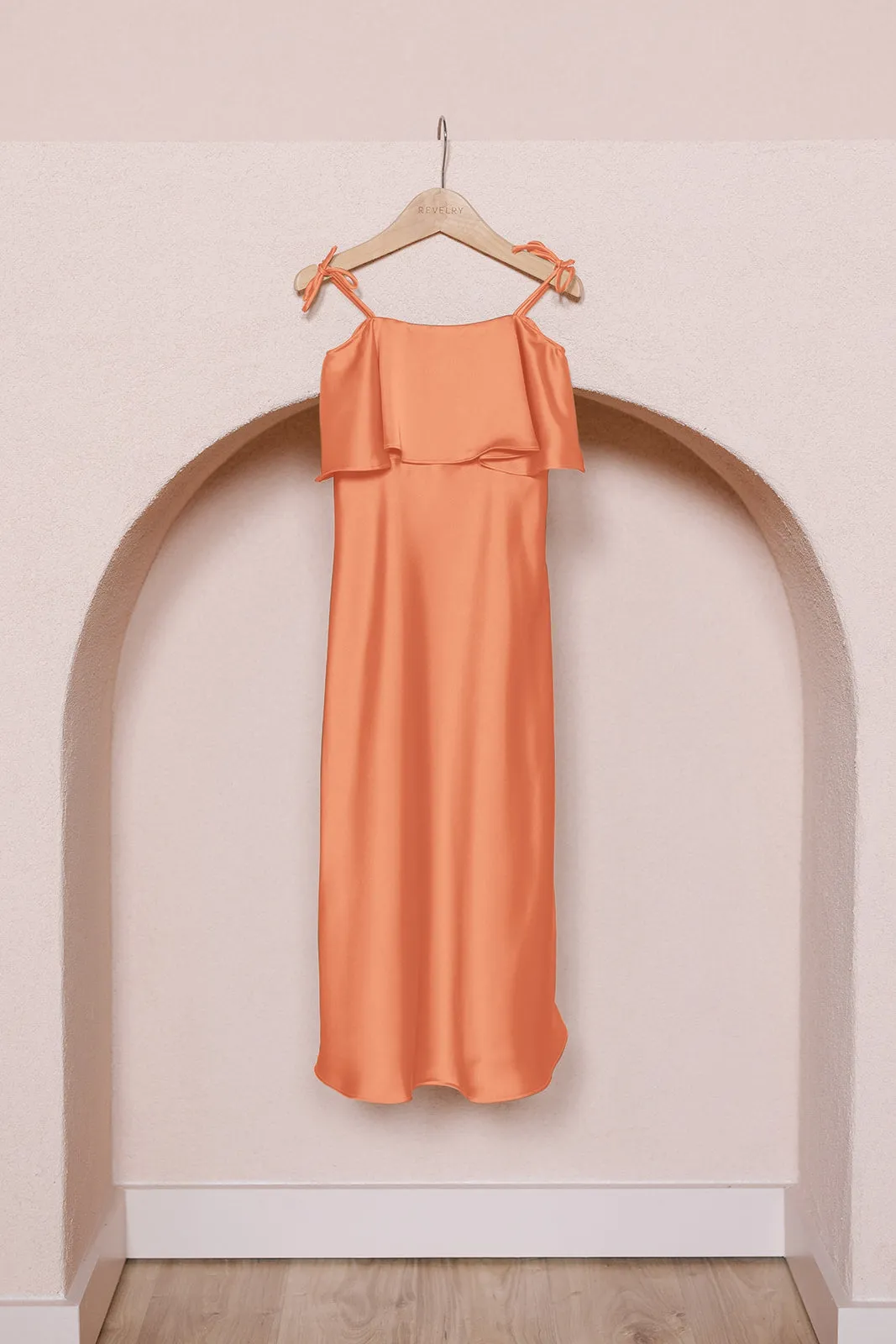 Kids Riley Convertible Satin Dress | Made To Order